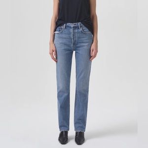AGOLDE high rise slim jeans (size 25)